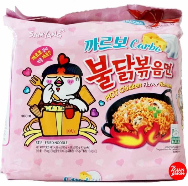 (H)SAMYANG HOT CHICKEN RAMEN(CARBONARA-MULTIPACK) 650G