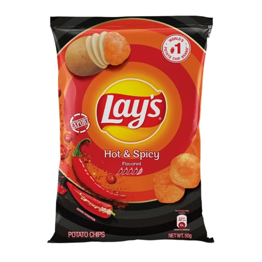 LAYS CLAS HOT& SPICY 50G