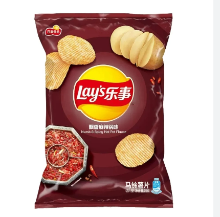 乐事 薯片【飘香麻辣锅味】70g