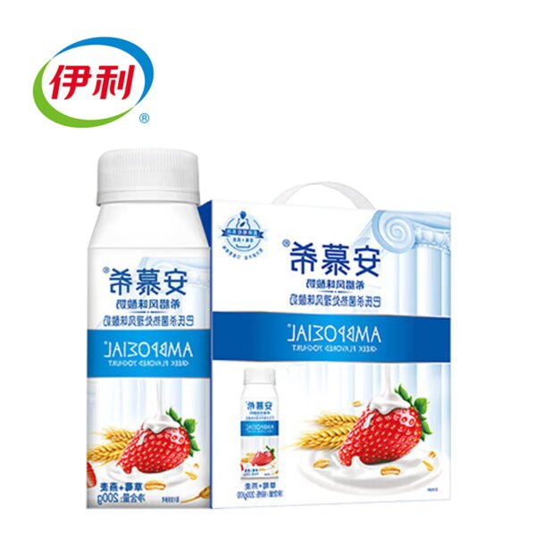 伊利 安慕希【草莓燕麦味】200g【1提10瓶】