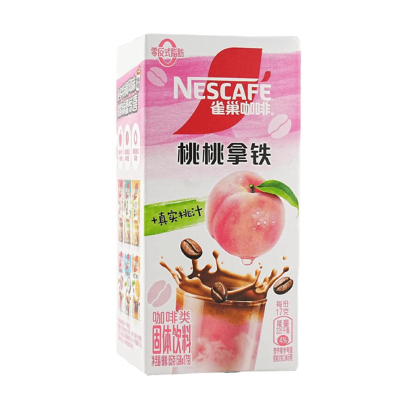 雀巢 果萃系列即溶咖啡饮品【桃桃拿铁】85g